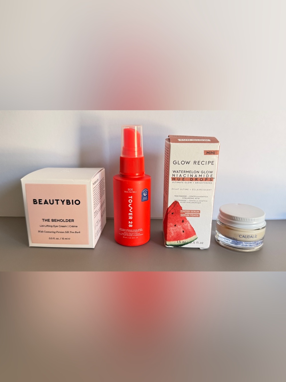 NEW Luxury Skincare Bundle | BeautyBio + Tower 28 + Glow Recipe + Caudalie | $85